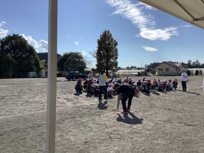 前日準備をしています