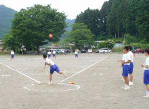 ハンドボール投げ