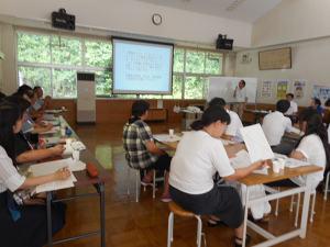 青柳先生の講話