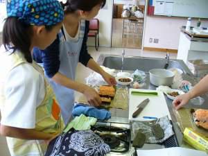 親子で協力して