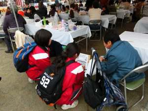 夫人防火クラブのアンケート