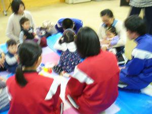 グループごとに交流