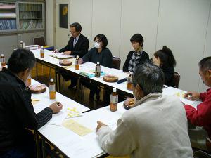 新旧役員会 新旧役員会