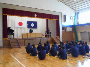 離任者あいさつ